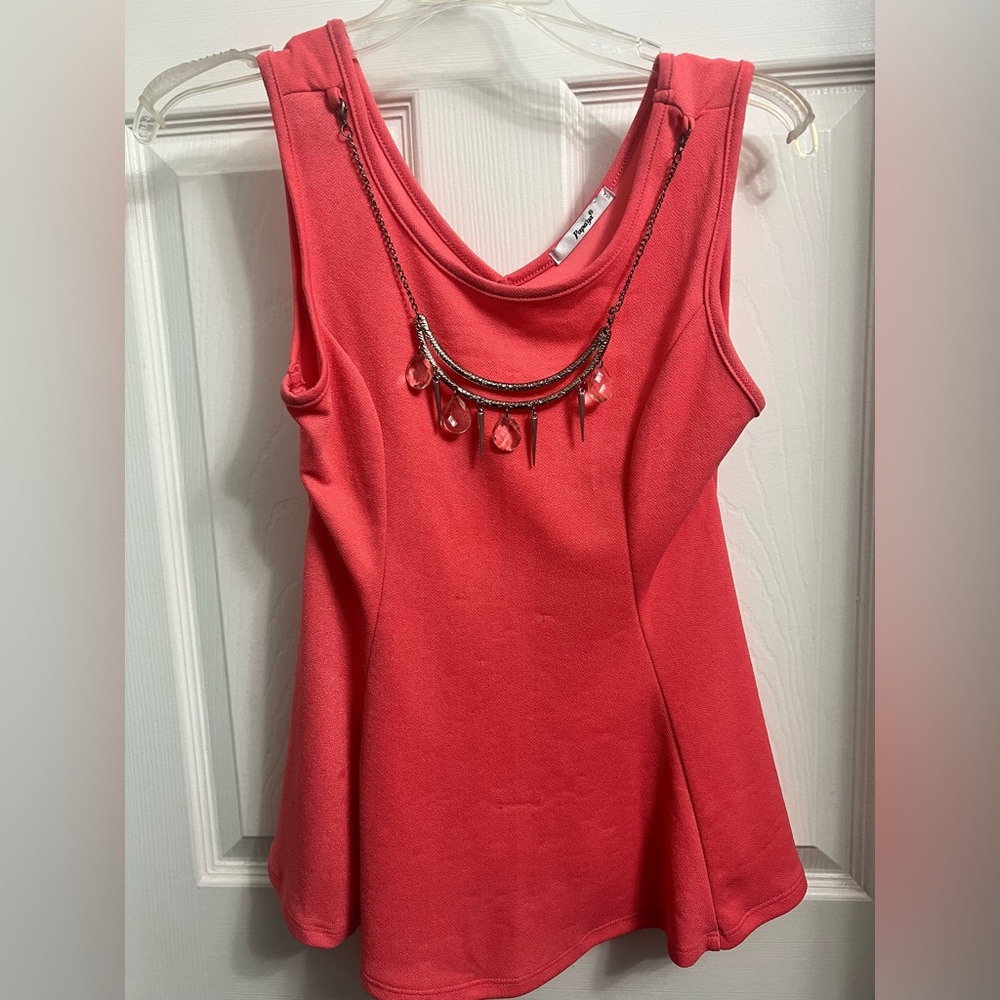 Papaya Tank Top. Size: Medium